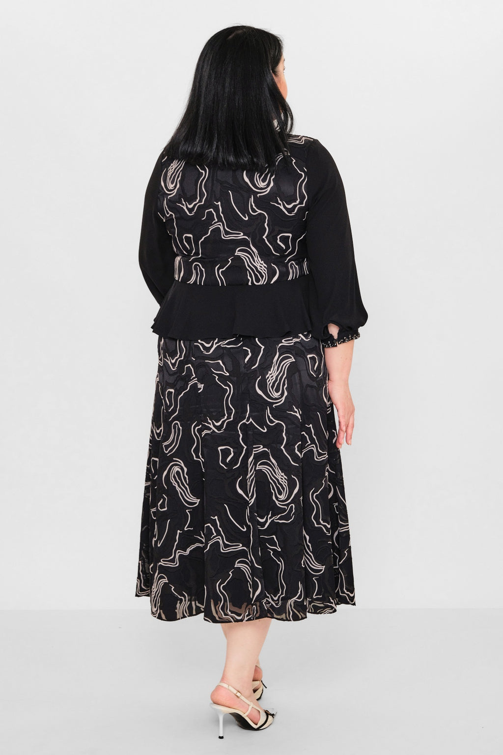 Gumanize - Extended Plus Size Dress (GMZ2026-573-7980) - 8690200103353