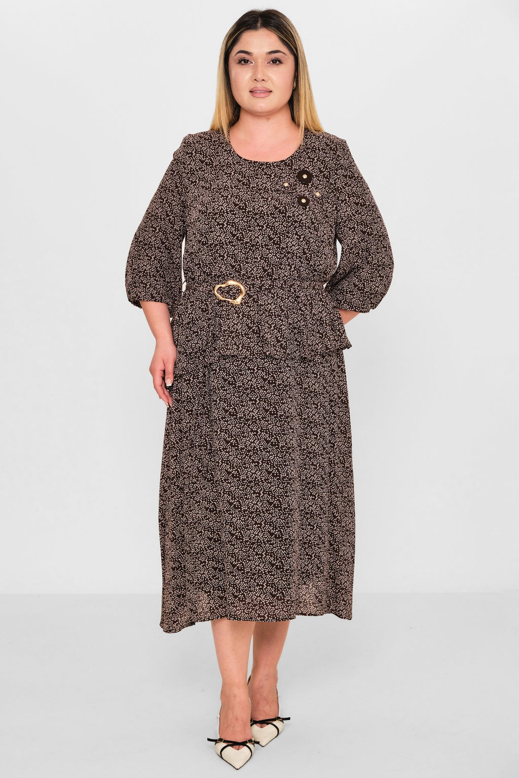 Gumanize - Plus Size Dress (GMZ2026-596-7934) - 8690200103384