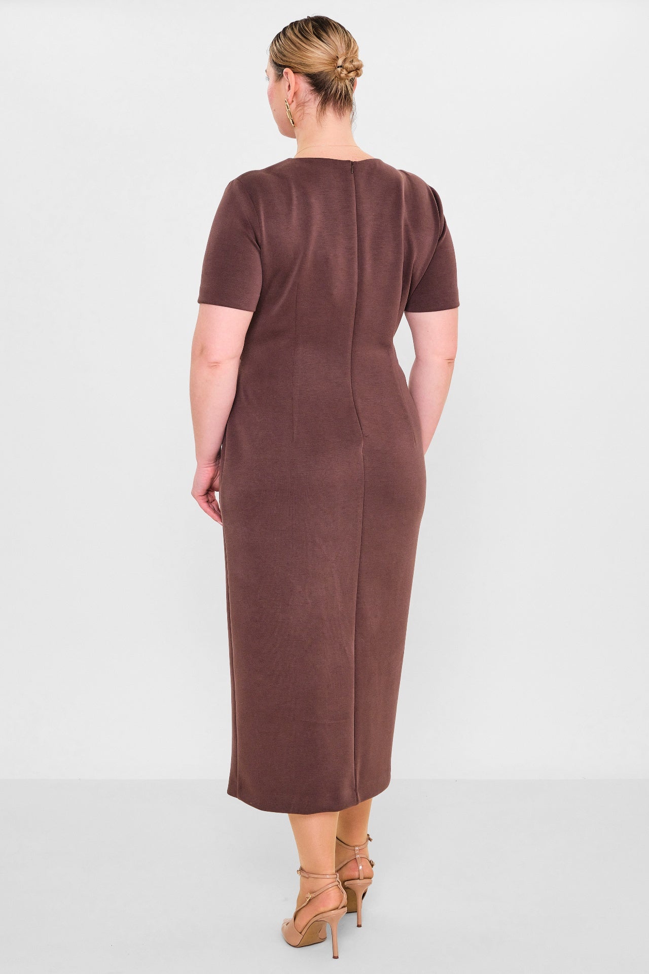 Laluce - Plus Size Dress (L2.Y26.ELB.2E668) - 8690200103544