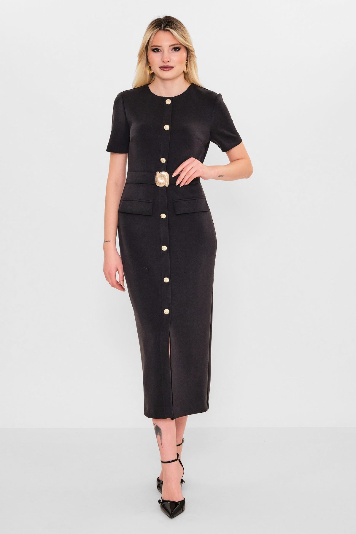 Qm - Plus Size Dress (QM.Y26.ELB.QE422) - 8690200103568