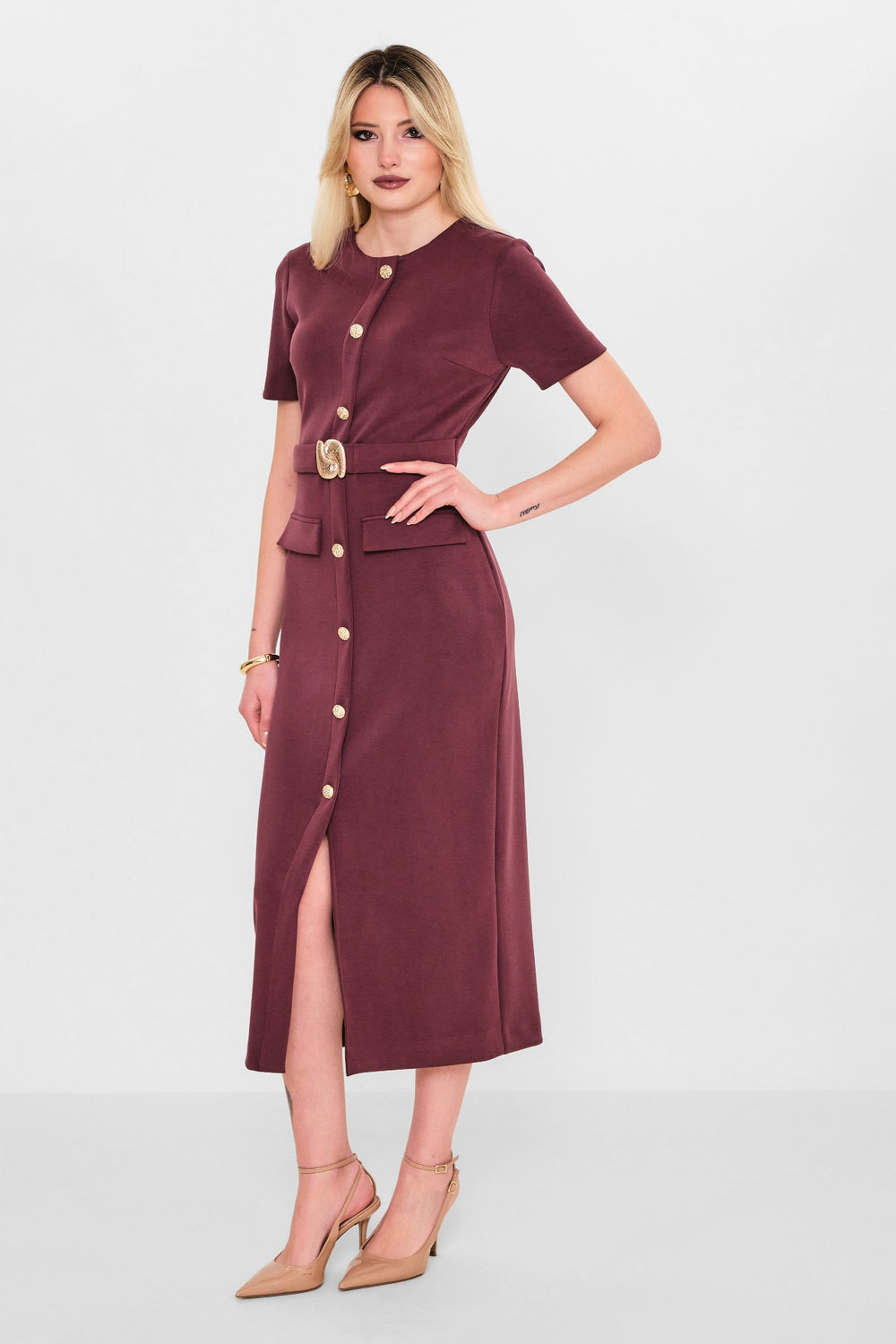 Qm - Plus Size Dress (QM.Y26.ELB.QE422) - 8690200103582