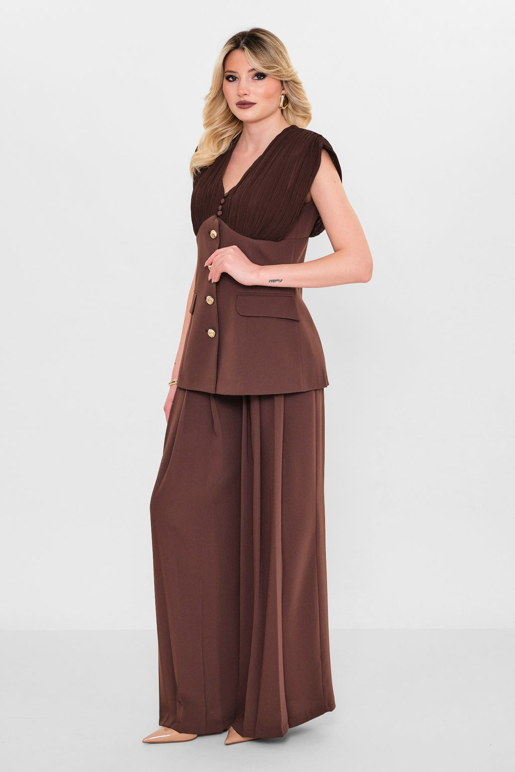 Fever - Plus Size Waistcoat (FVR26Y15010) - 8690200104930
