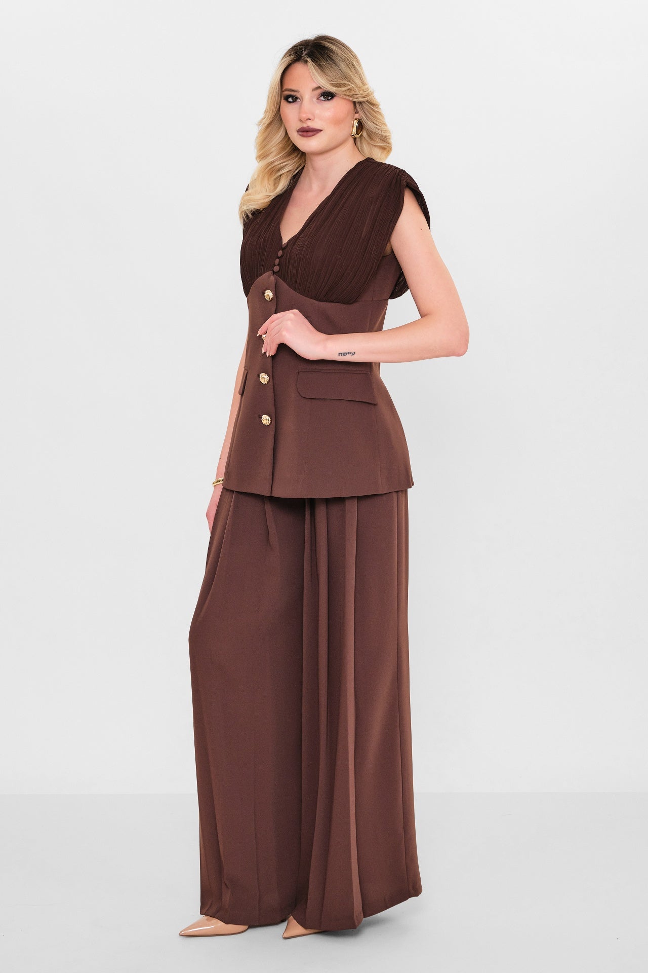Fever - Plus Size Waistcoat (FVR26Y15010) - 8690200104930