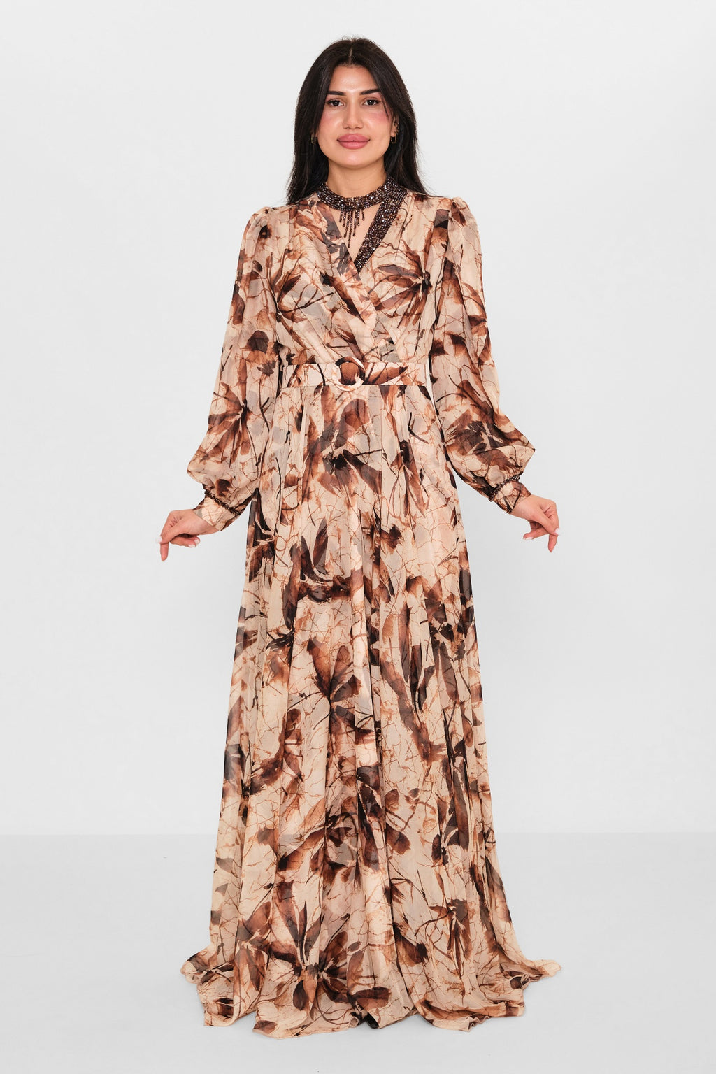 Nupel line - Plus Size Dress (NPL26Y5143) - 8690200105500
