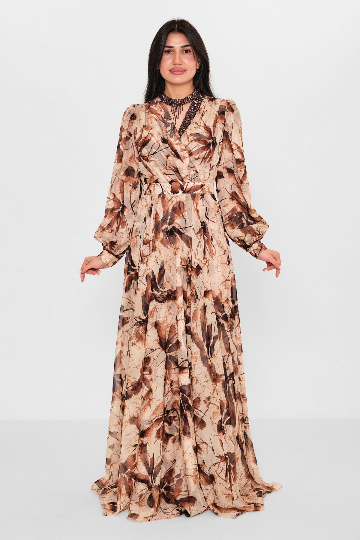 Nupel line - Plus Size Dress (NPL26Y5143) - 8690200105500