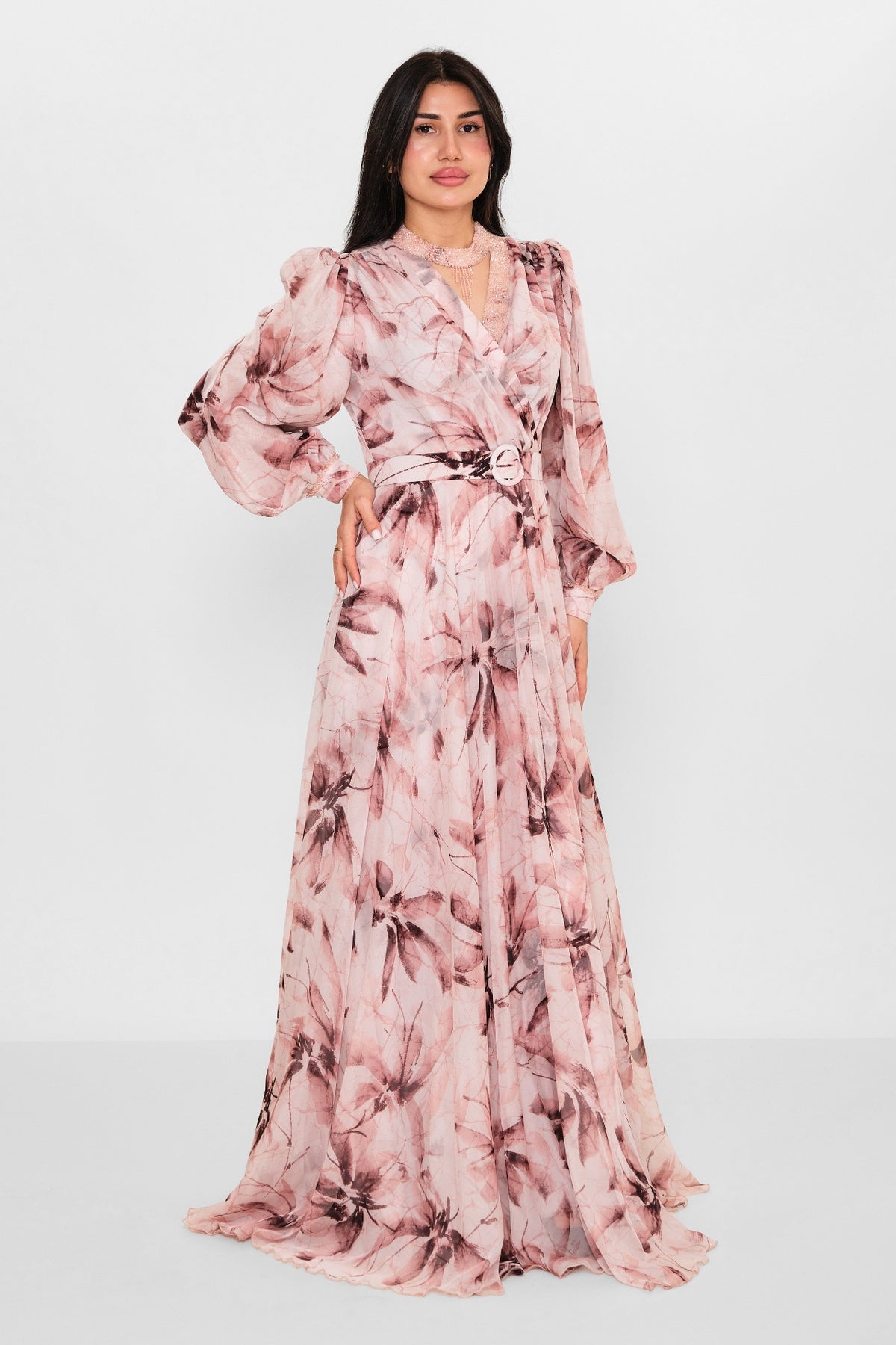 Nupel line - Plus Size Dress (NPL26Y5143) - 8690200105517
