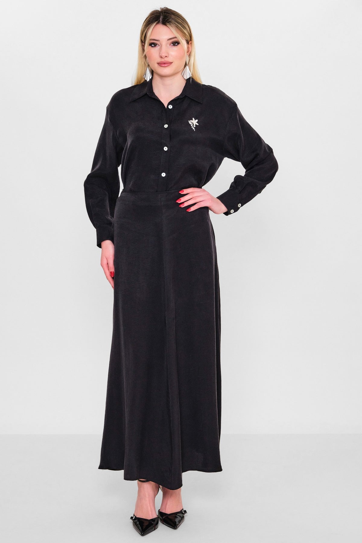 Jarrivee - Plus Size Skirt (JRVSS26J3097) - 8690200105692