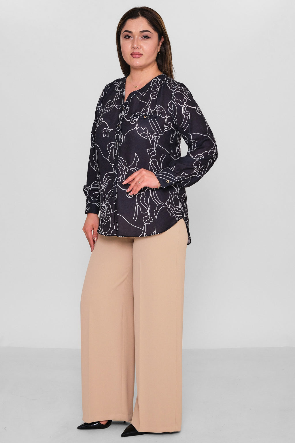 Selen - Plus Size Blouse (SLN26Y560252) - 8690200105906