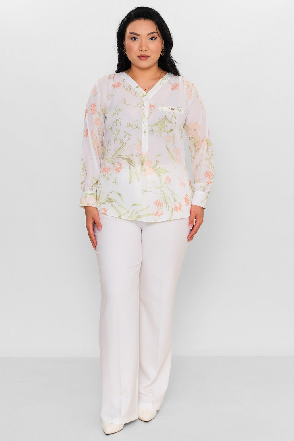 Selen - Plus Size Blouse (SLN26Y560252) - 8690200105913