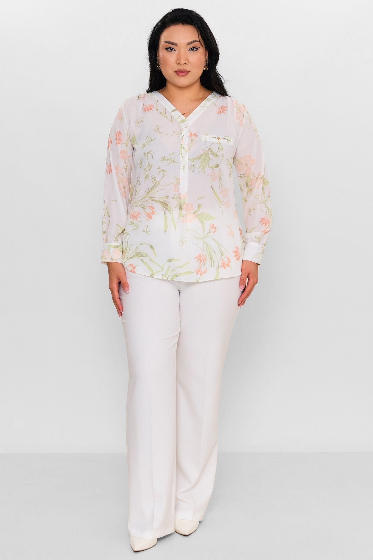 Selen - Plus Size Blouse (SLN26Y560252) - 8690200105913