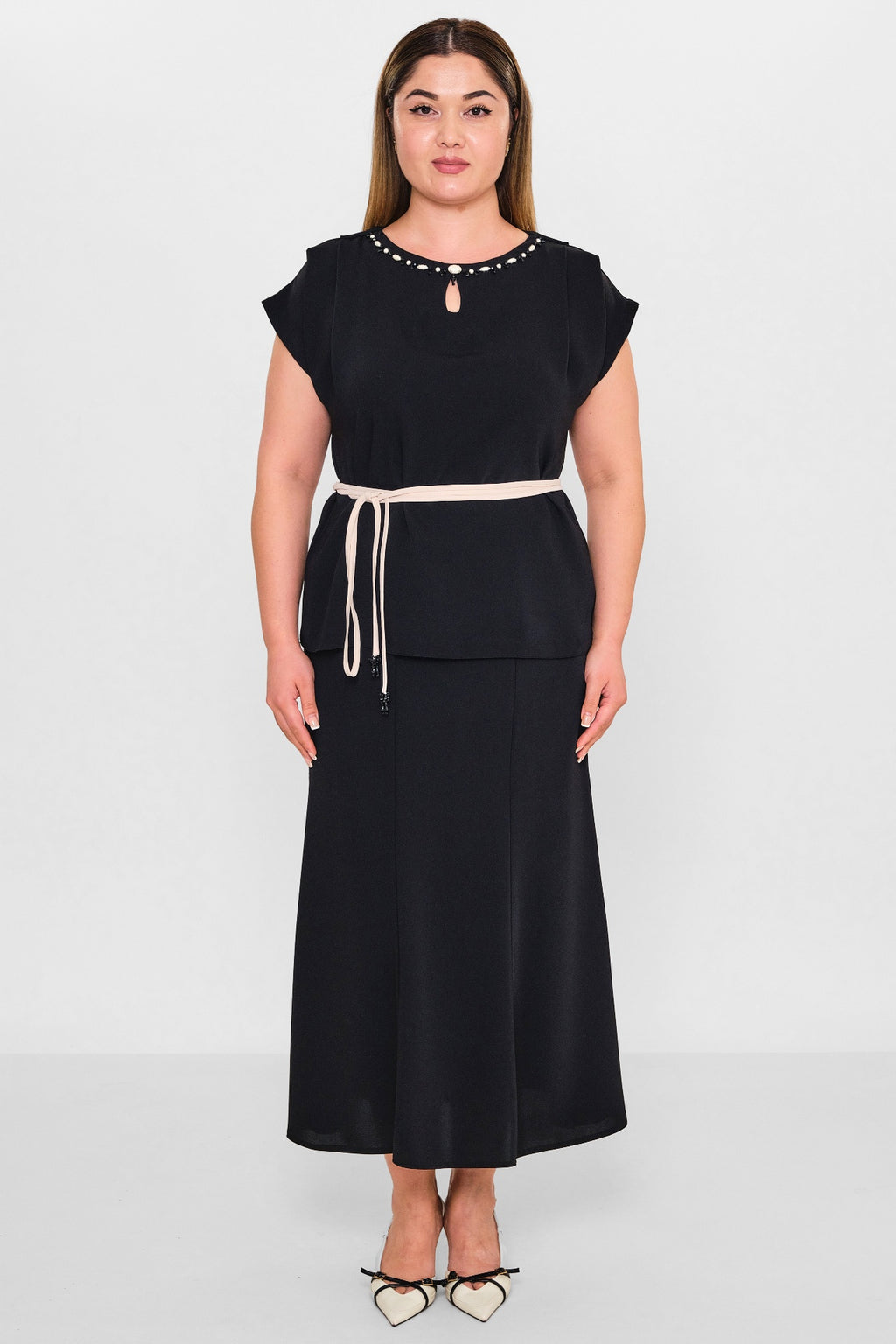 Dress port - Plus Size Suit (DSP26Y3419) - 8690200106286