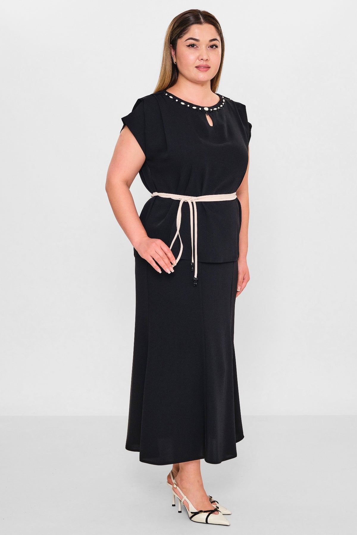 Dress port - Plus Size Suit (DSP26Y3419) - 8690200106286