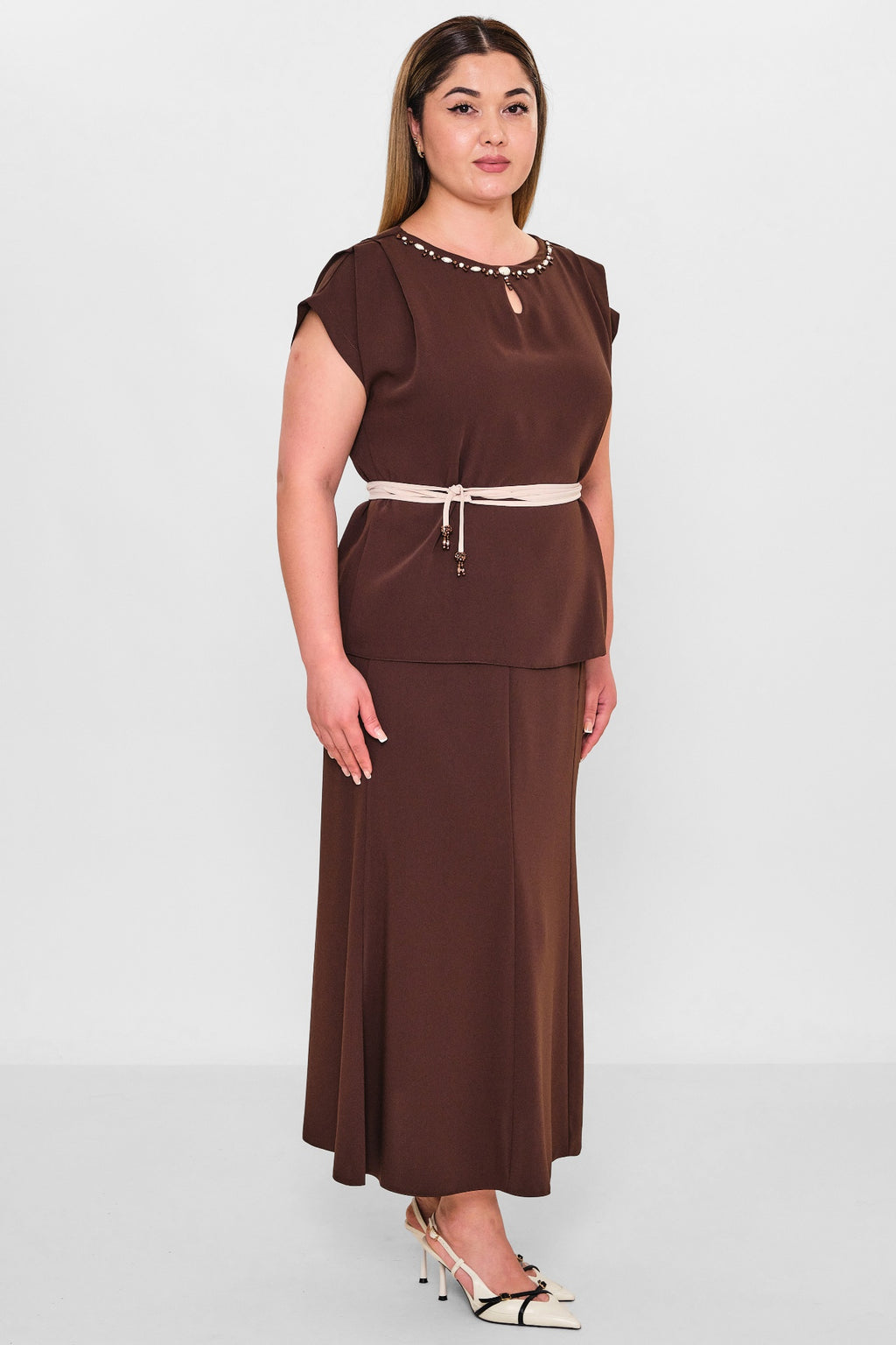 Dress port - Plus Size Suit (DSP26Y3419) - 8690200106293