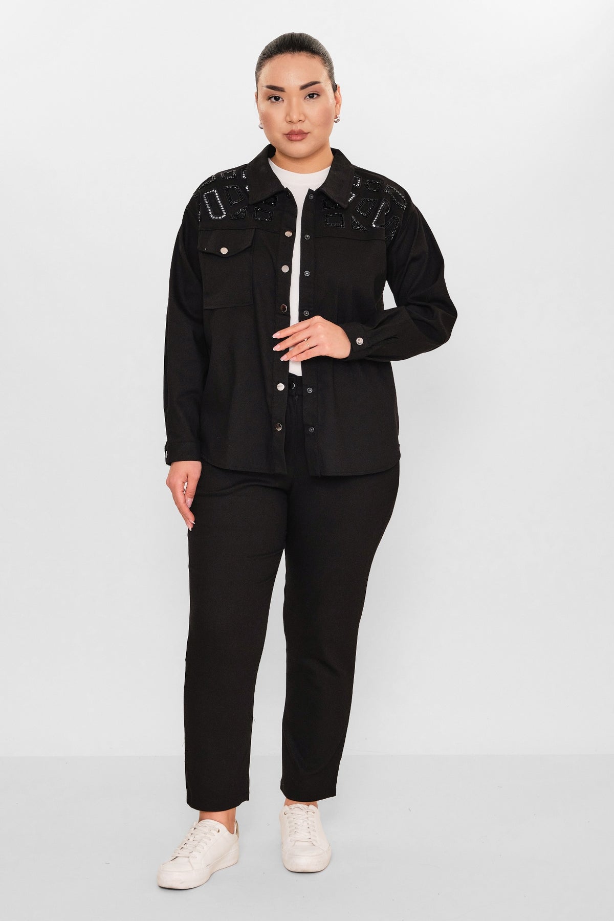 Xlife - Plus Size Shirt (XLF26Y7003) - 8690200106958