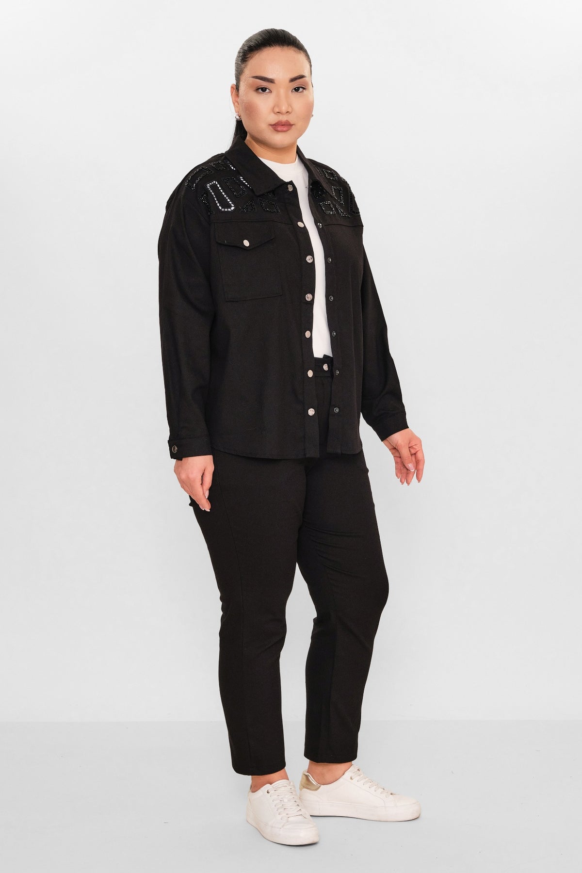 Xlife - Plus Size Shirt (XLF26Y7003) - 8690200106958