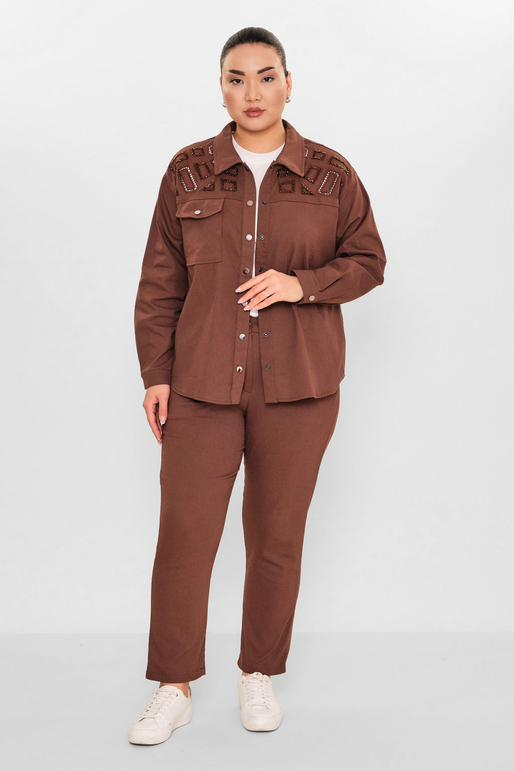 Xlife - Plus Size Shirt (XLF26Y7003) - 8690200106972