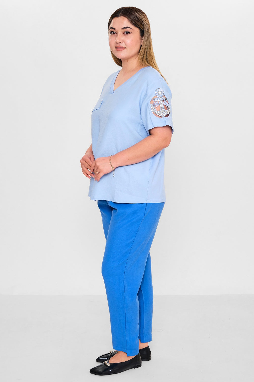 Xlife - Plus Size T-Shirt (XLF26Y7008) - 8690200106996