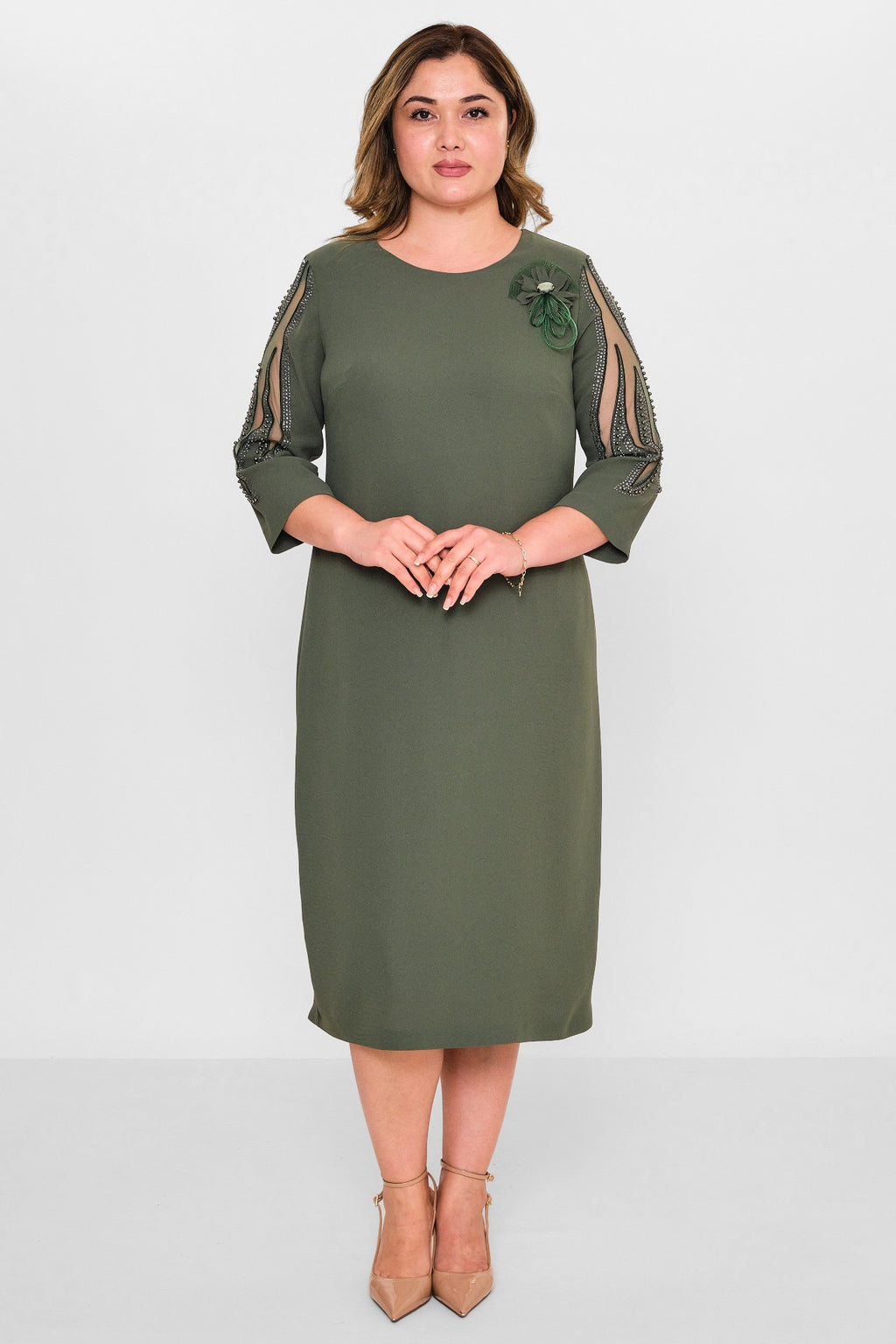 Gumanize - Plus Size Dress (GMZ2024-121-1996) - 8690200107085