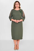 Gumanize - Plus Size Dress (GMZ2024-121-1996) - 8690200107085