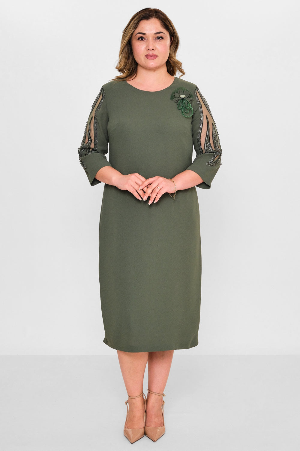 Gumanize - Plus Size Dress (GMZ2024-121-1996) - 8690200107085