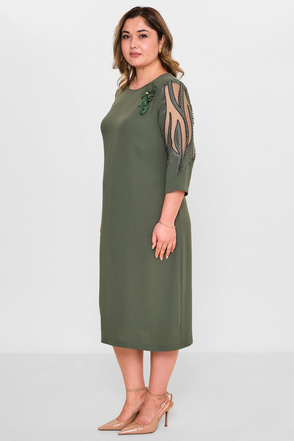 Gumanize - Plus Size Dress (GMZ2024-121-1996) - 8690200107085