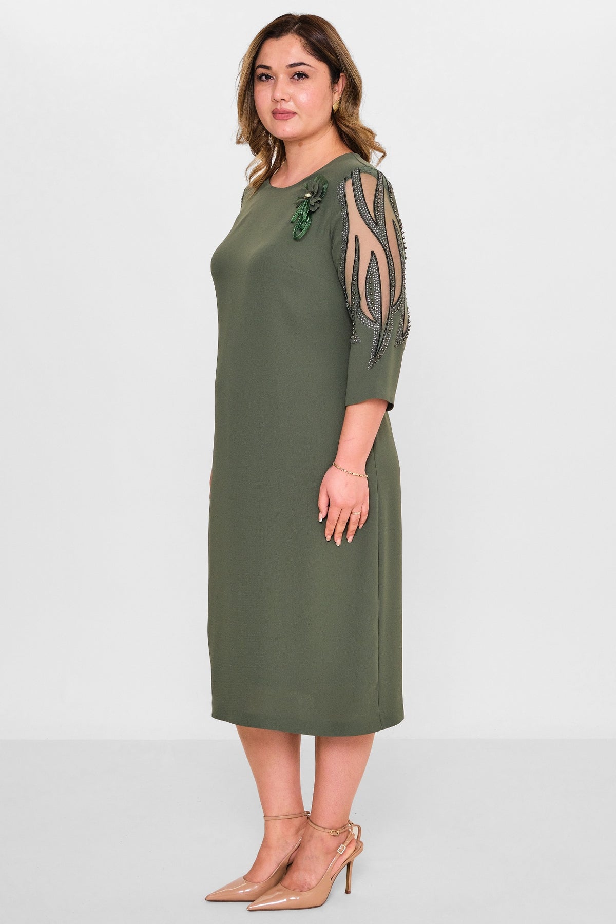 Gumanize - Plus Size Dress (GMZ2024-121-1996) - 8690200107085