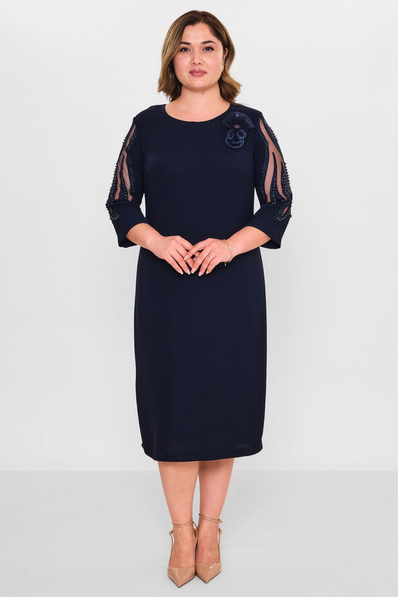 Gumanize - Plus Size Dress (GMZ2024-121-1996) - 8690200107092