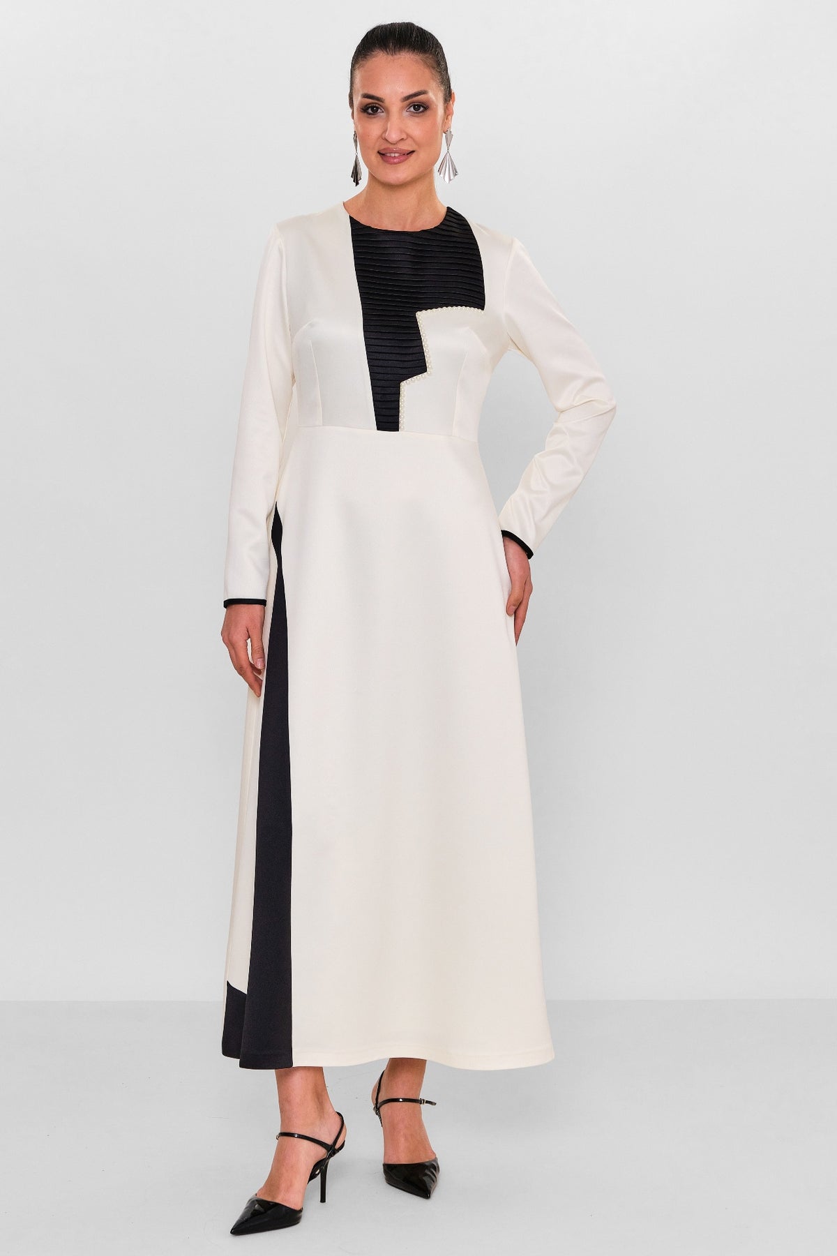 Mimya - Plus Size Dress (MIM26Y2322-S) - 8690200107153