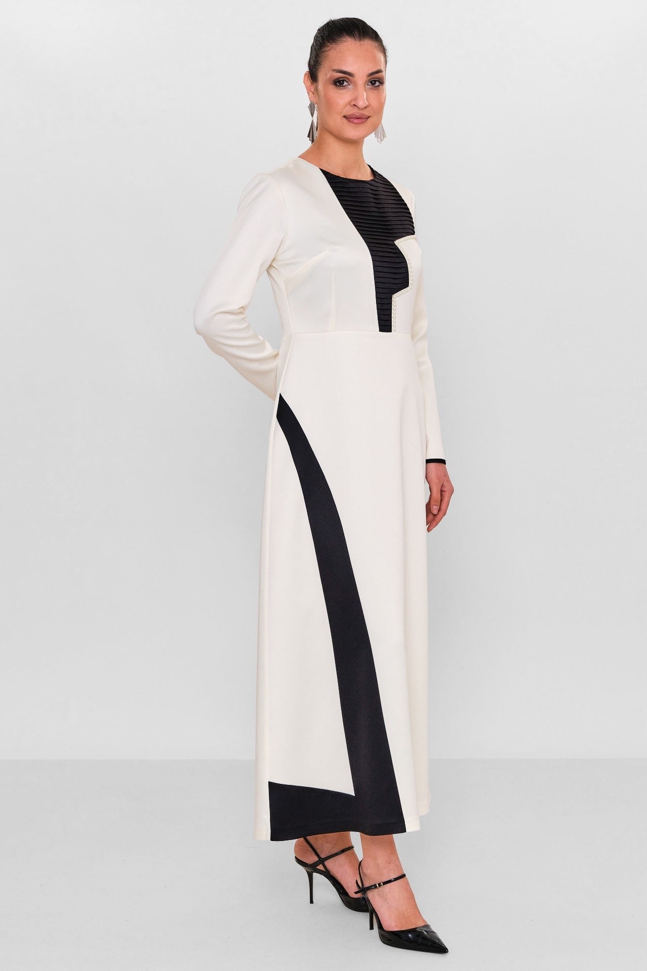 Mi̇mya - Plus Size Dress (MIM26Y2322-S) - 8690200107153