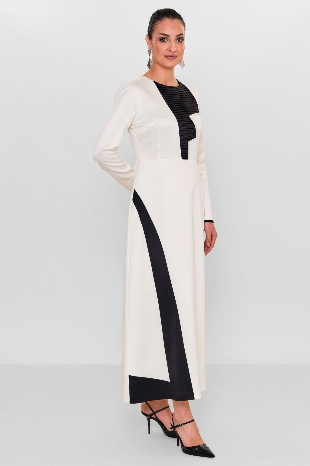 Mimya - Plus Size Dress (MIM26Y2322-S) - 8690200107153