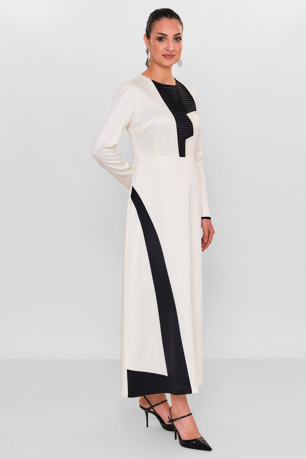 Mi̇mya - Plus Size Dress (MIM26Y2322-S) - 8690200107153
