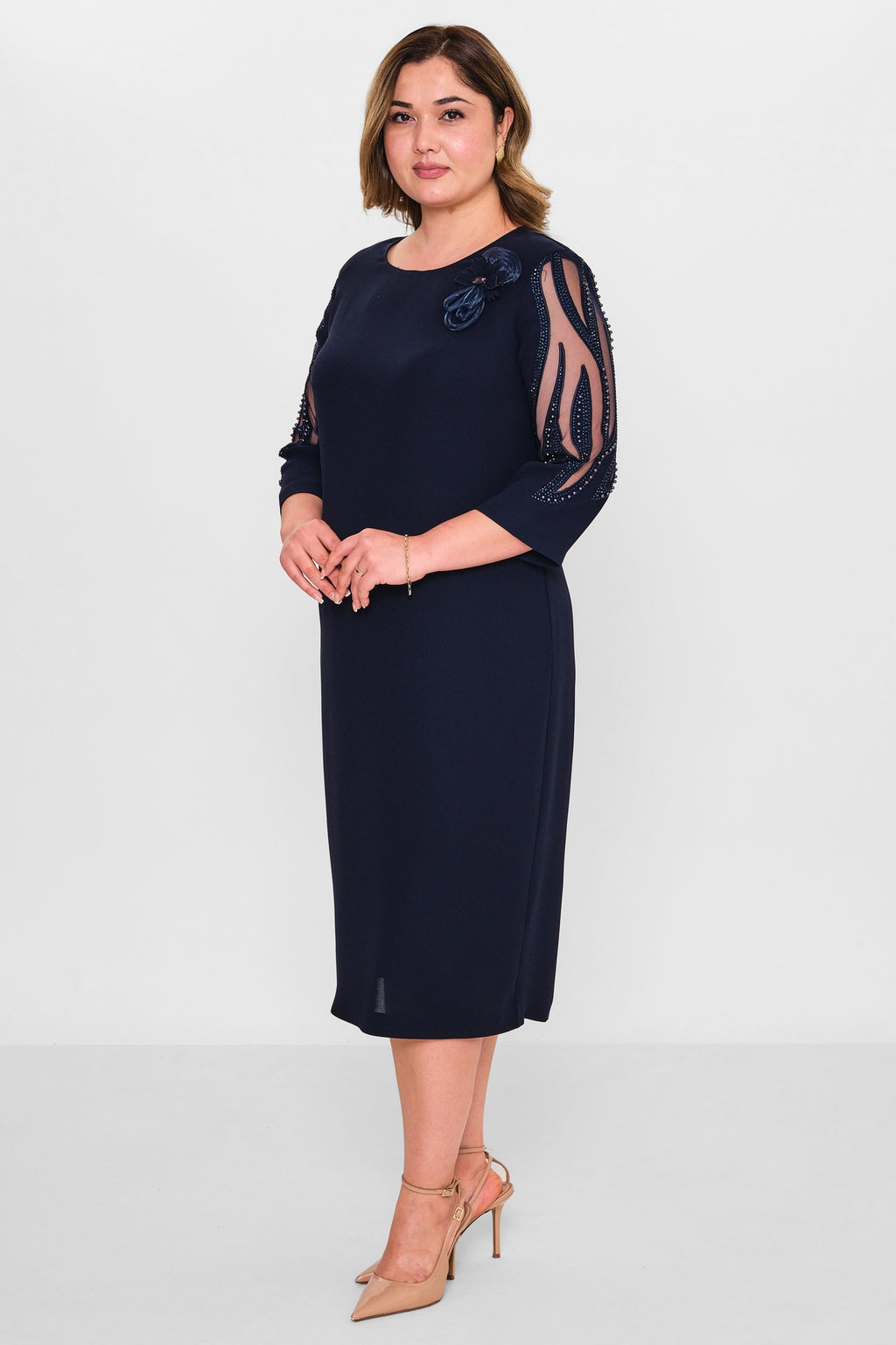 Gumanize - Extended Plus Size Dress (GMZ2024-122-1996) - 8690200107160