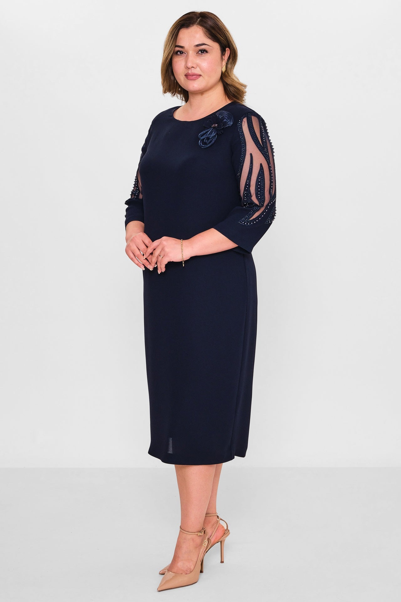 Gumanize - Extended Plus Size Dress (GMZ2024-122-1996) - 8690200107160