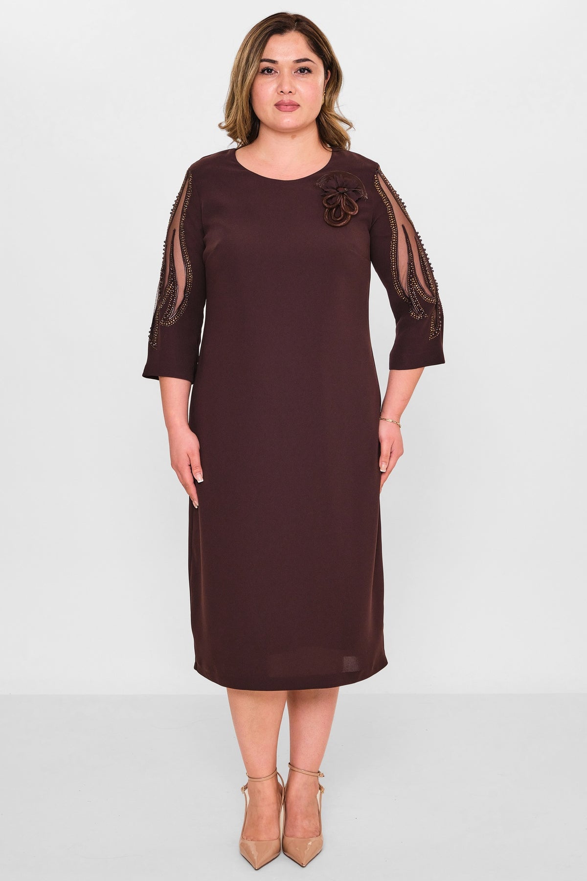 Gumanize - Extended Plus Size Dress (GMZ2024-122-1996) - 8690200107177