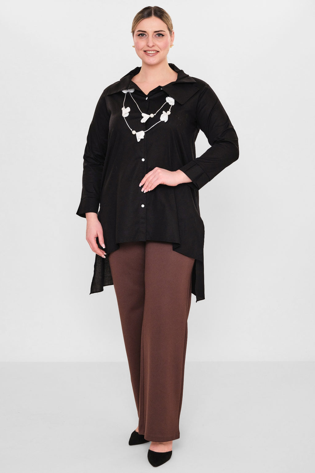 Ebberro - Plus Size Shirt (EBR26Y0104BB) - 8690200107849