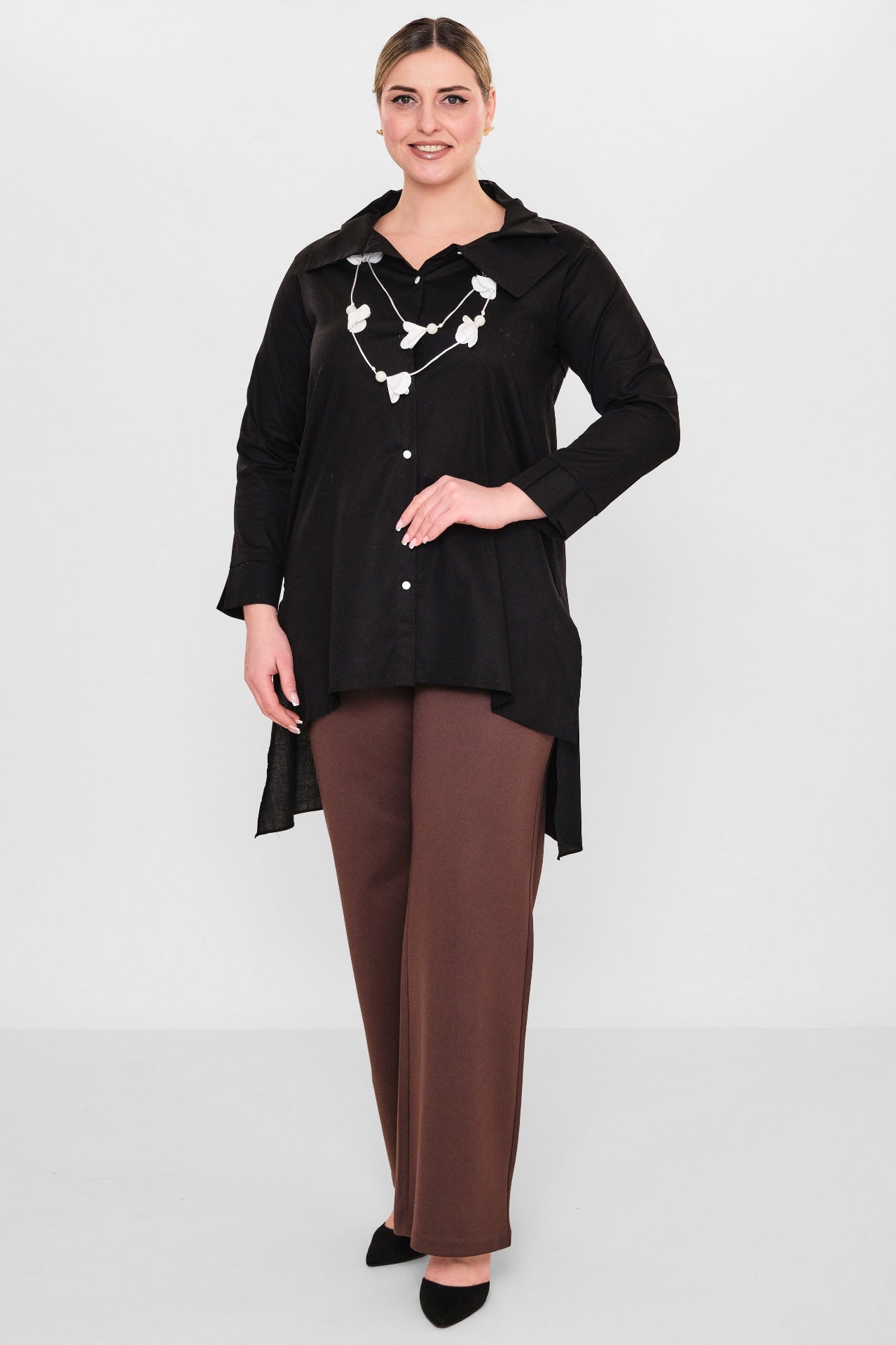 Ebberro - Plus Size Shirt (EBR26Y0104BB) - 8690200107849