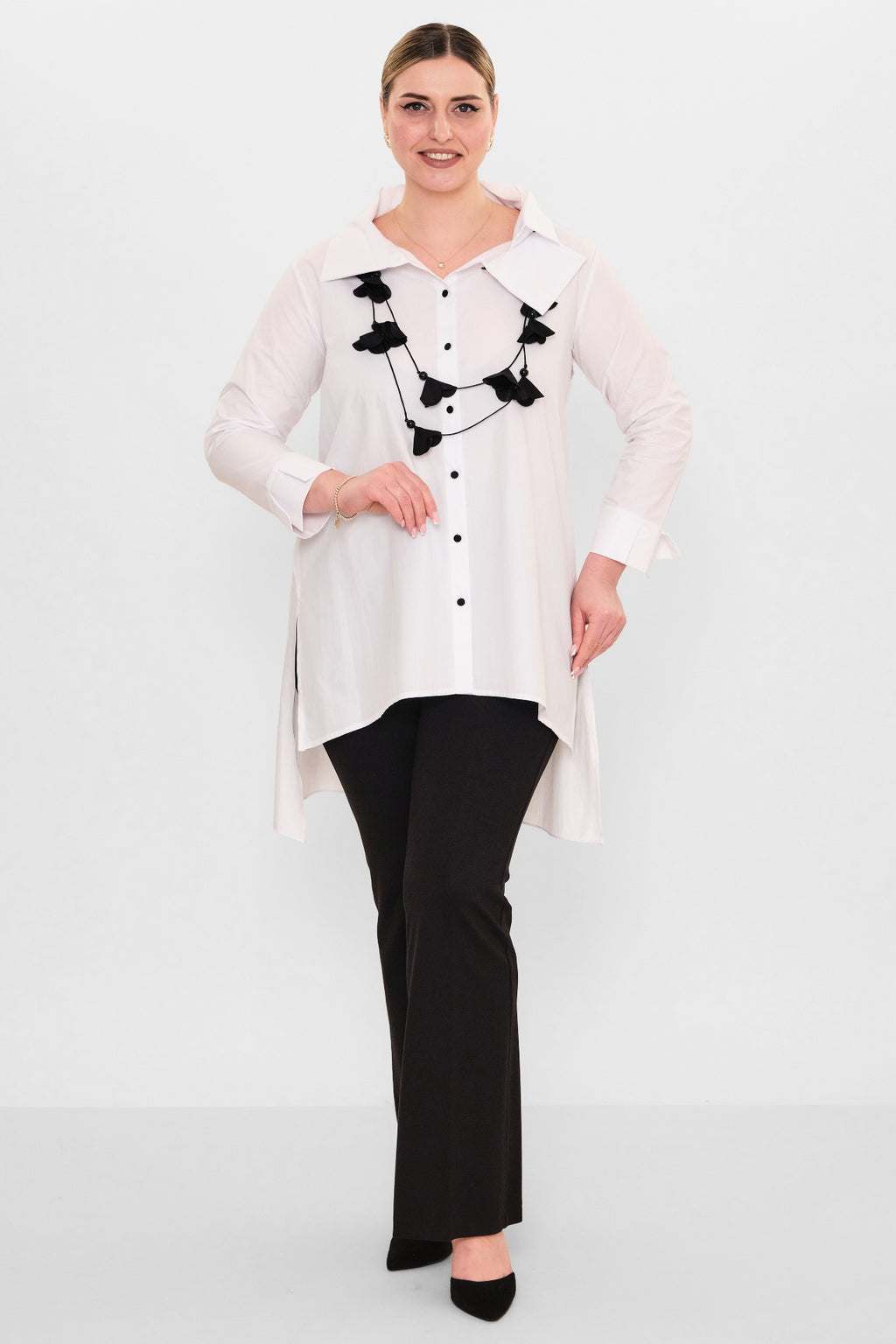 Ebberro - Plus Size Shirt (EBR26Y0104BB) - 8690200107856