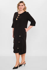 Ebberro - Plus Size Dress (EBR26Y10326BB) - 8690200107870