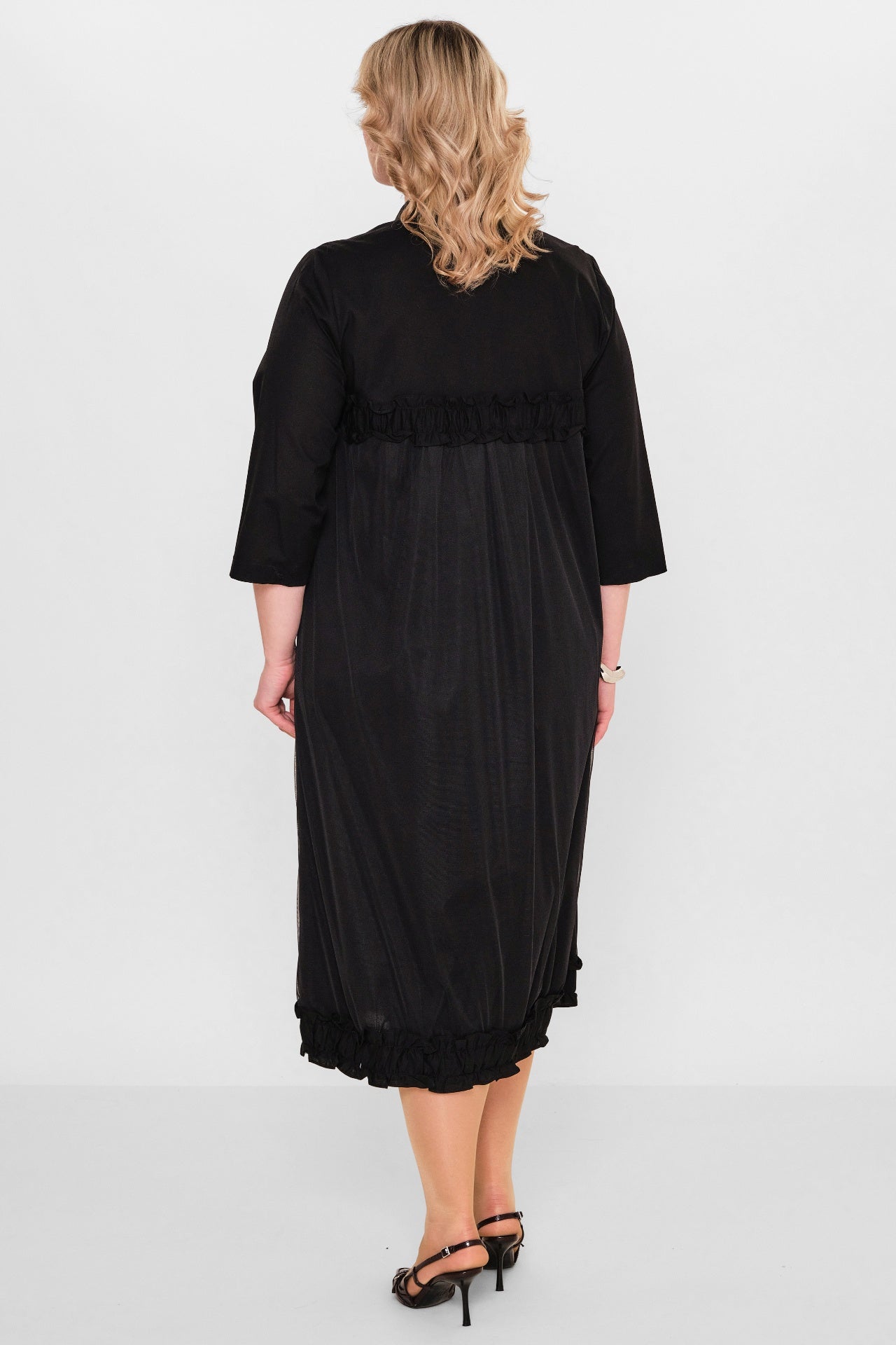 Ebberro - Plus Size Dress (EBR26Y10426BB) - 8690200107887