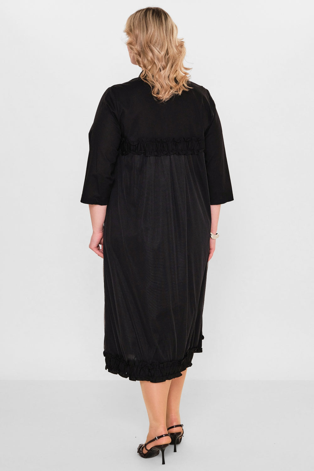 Ebberro - Plus Size Dress (EBR26Y10426BB) - 8690200107887