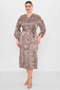Ebberro - Plus Size Dress (EBR26Y10726BB) - 8690200107900