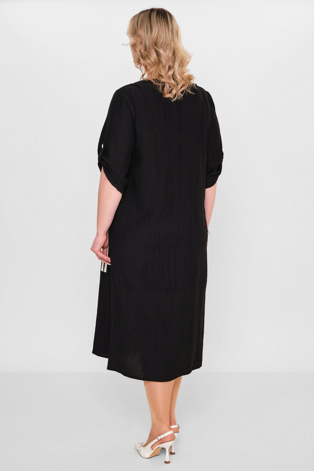 Ebberro - Plus Size Dress (EBR26Y11326BB) - 8690200107924