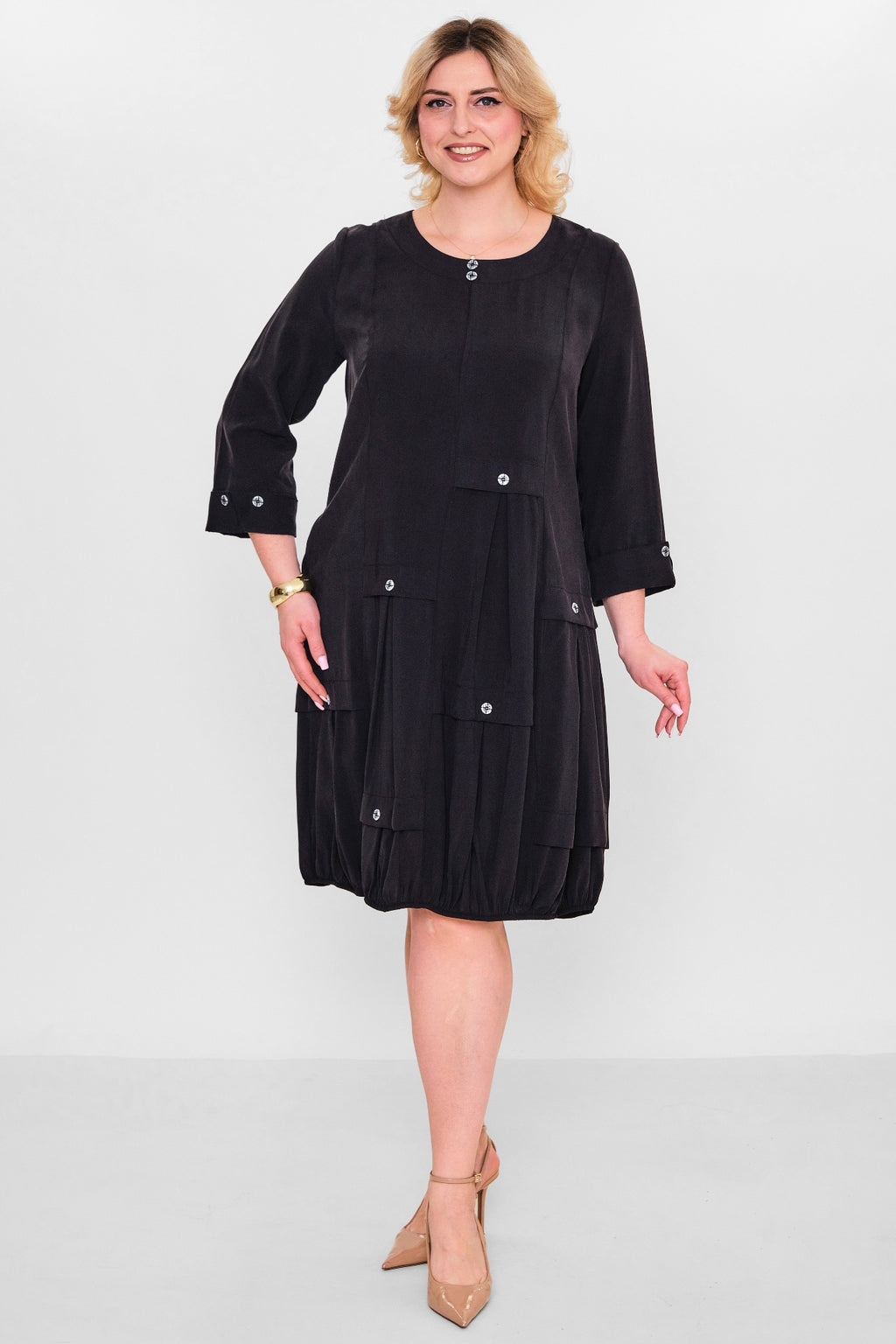 Ebberro - Plus Size Dress (EBR26Y11426BB) - 8690200107931