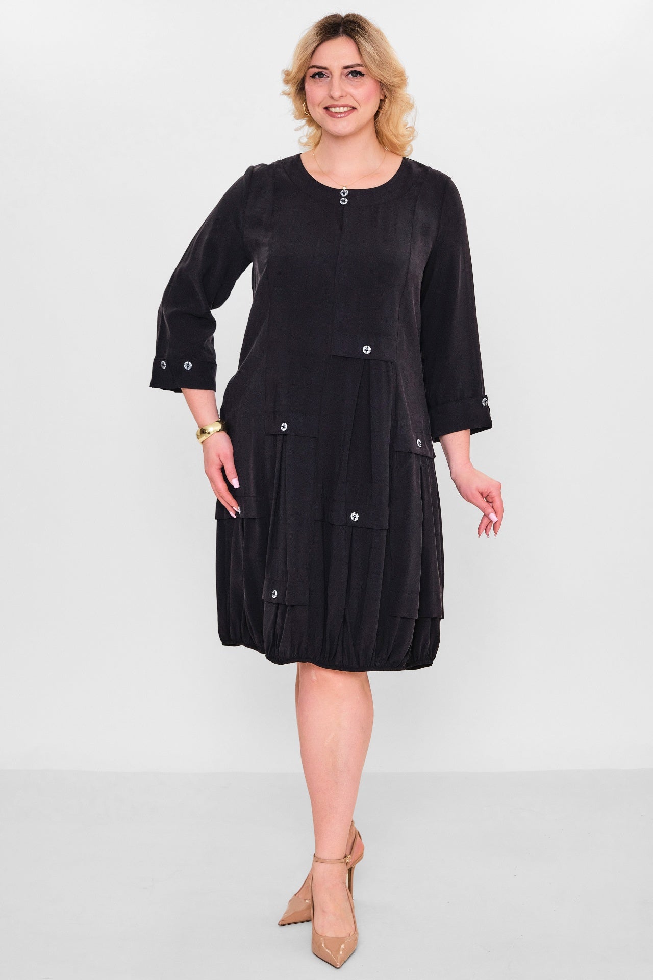 Ebberro - Plus Size Dress (EBR26Y11426BB) - 8690200107931
