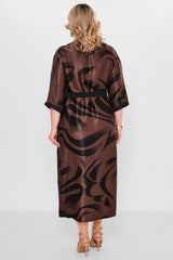 Ebberro - Plus Size Dress (EBR26Y12524BB) - 8690200107962
