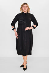 Ebberro - Plus Size Dress (EBR26Y2407BB) - 8690200108013