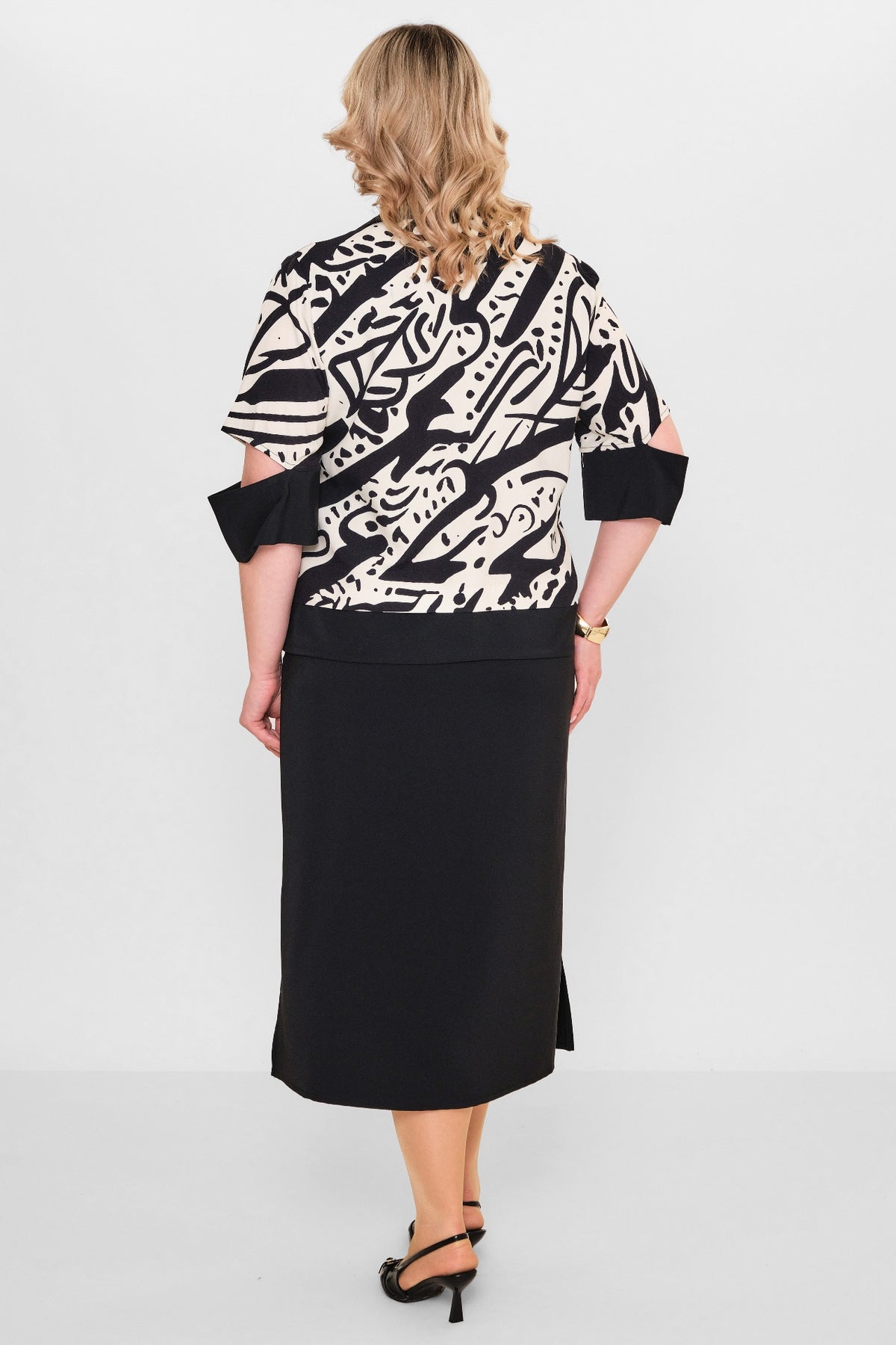 Ebberro - Plus Size Dress (EBR26Y25601BB) - 8690200108037