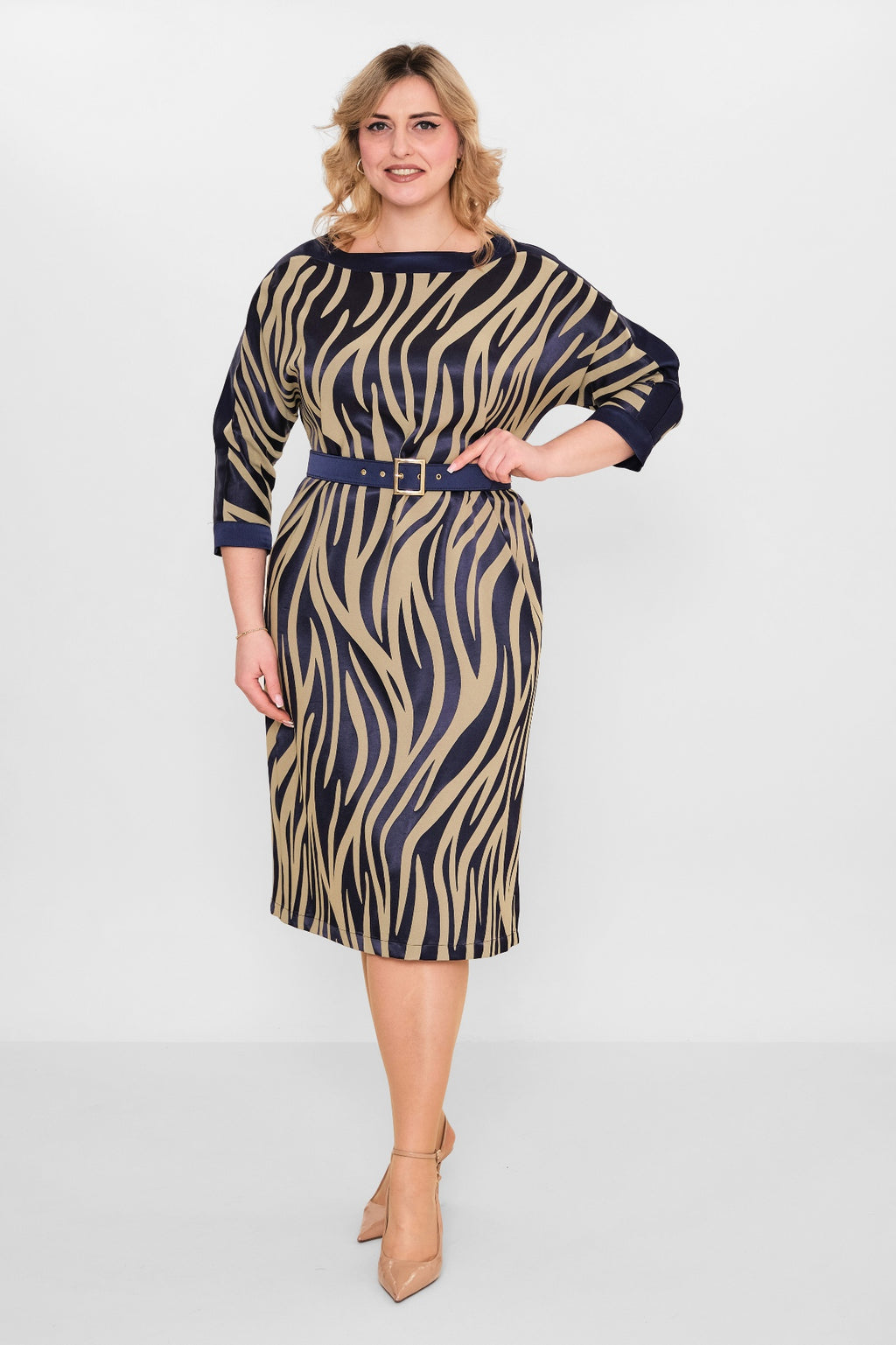 Ebberro - Plus Size Dress (EBR26Y2623BB) - 8690200108082