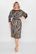 Ebberro - Plus Size Dress (EBR26Y2623BB) - 8690200108082
