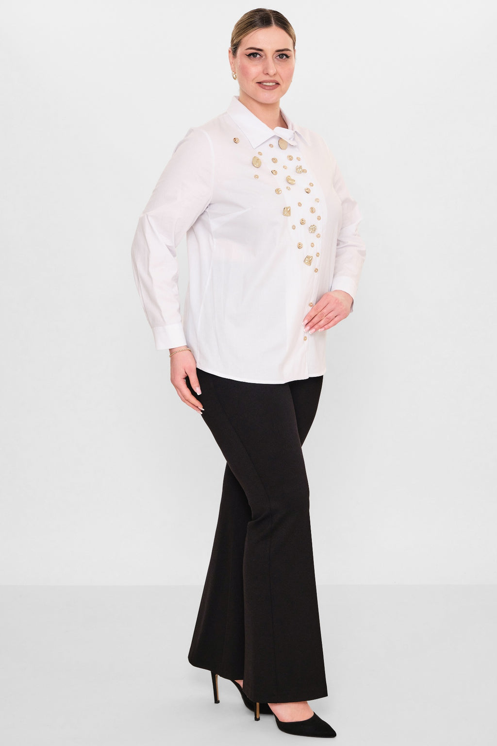 Ebberro - Plus Size Shirt (EBR26Y26302BB) - 8690200108105